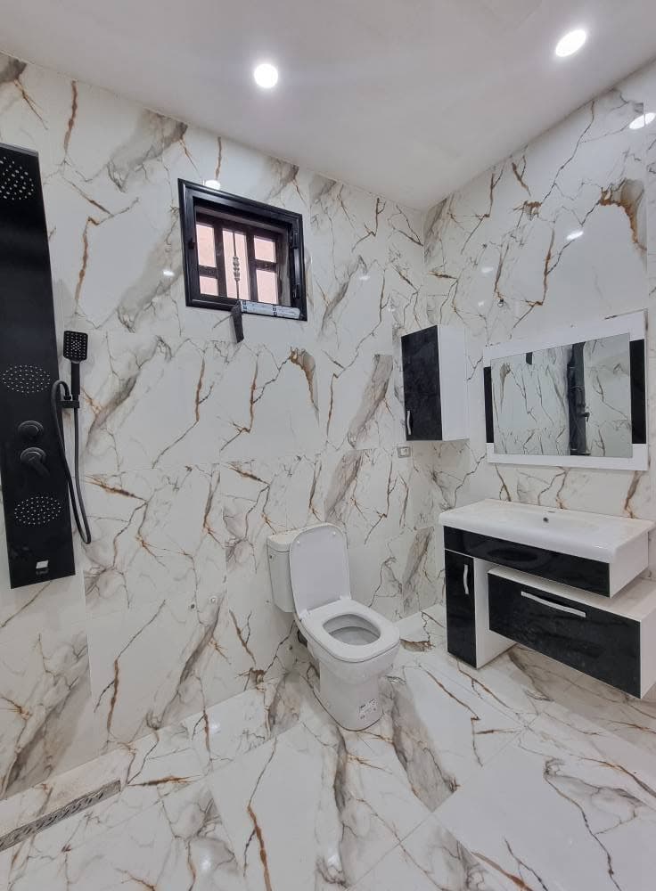 Salle de bain en marbre